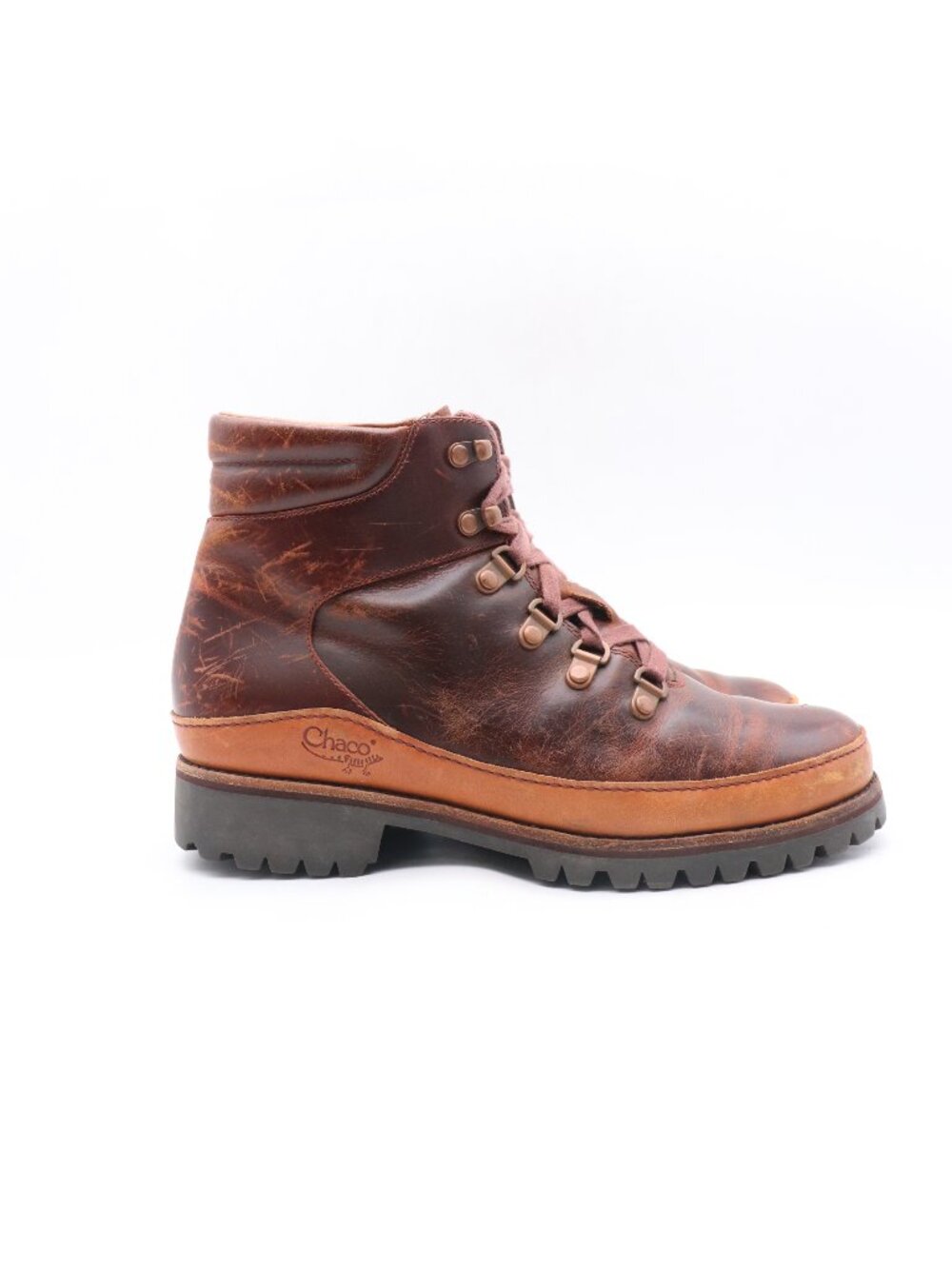 Chaco Field Rust Women’s Size 8 Brown Leather Hiking Waterproof Boots J150132